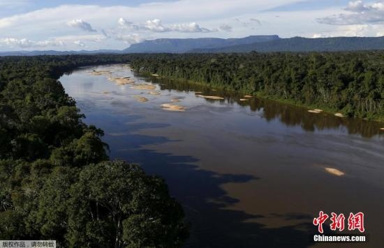 資料圖：亞馬孫雨林內(nèi)的河流。