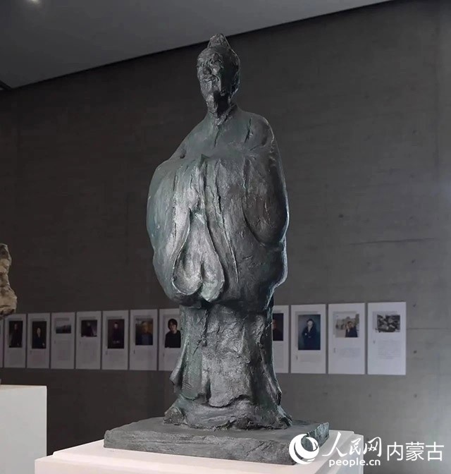 吳為山作品《管子》。實習生 楊光攝