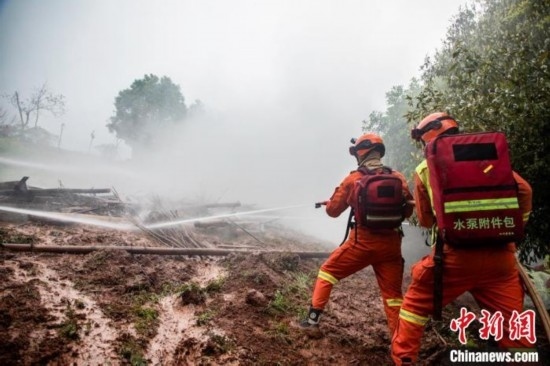 演練現(xiàn)場(chǎng)。瀘州消防供圖