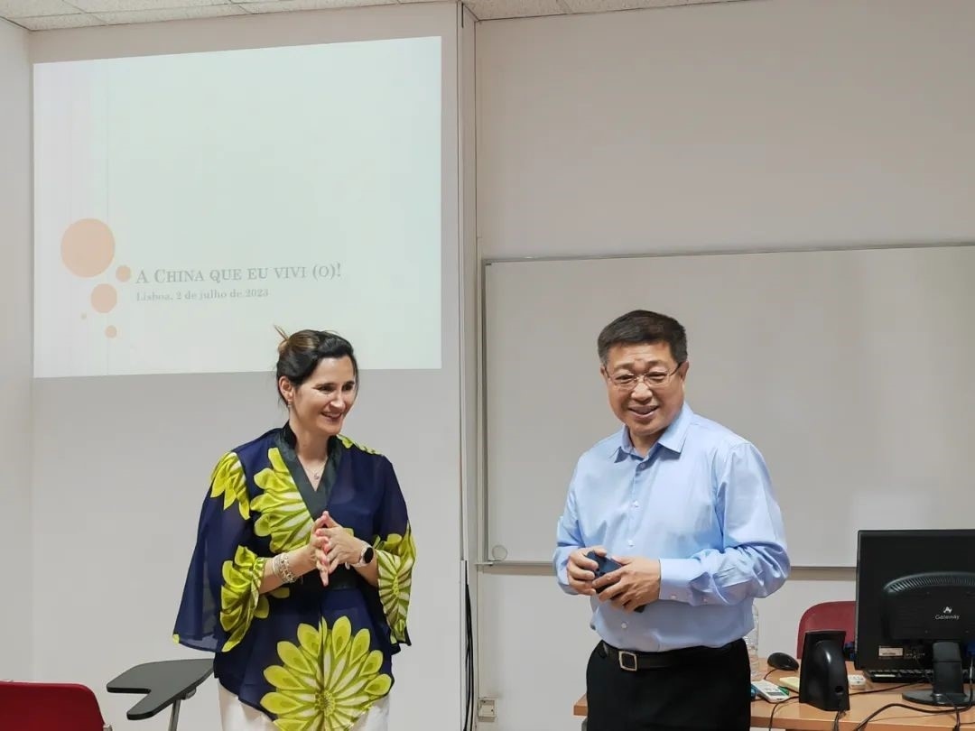 里斯本大學(xué)孔子學(xué)院組織漢語(yǔ)角活動(dòng)。 圖片來(lái)源：里斯本大學(xué)孔子學(xué)院公眾號(hào)