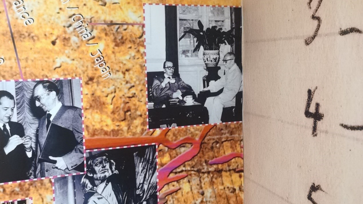 1957年，卡贊扎基斯第二次訪問中國，期間與作家茅盾進(jìn)行交流。人民網(wǎng)記者 葛泰佚攝