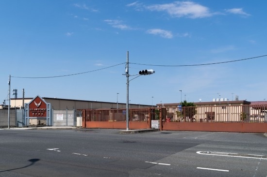  這是2022年6月19日在日本東京拍攝的美軍橫田基地資料照片。新華社記者張笑宇攝