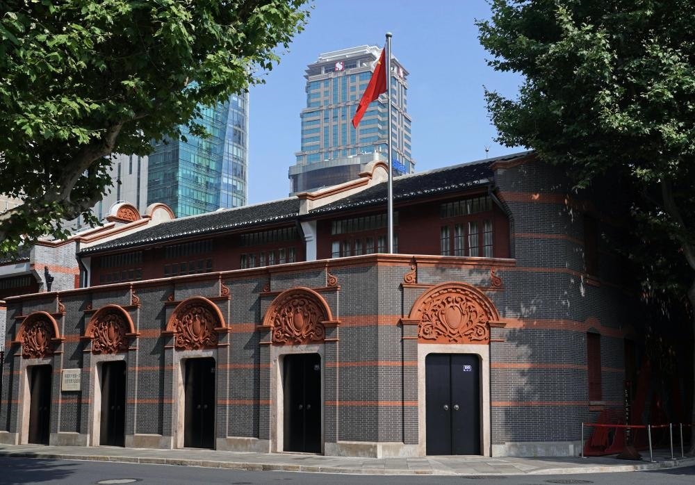 2023年6月9日拍攝的中共一大會址外景。新華社記者 劉穎 攝