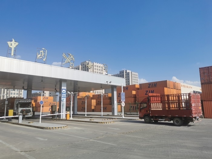 鄭州國(guó)際陸港海關(guān)監(jiān)管場(chǎng)所。鄭州車站海關(guān)供圖