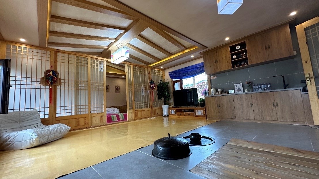 具有朝鮮族特色的民宿。人民網(wǎng)記者 金洪花 攝