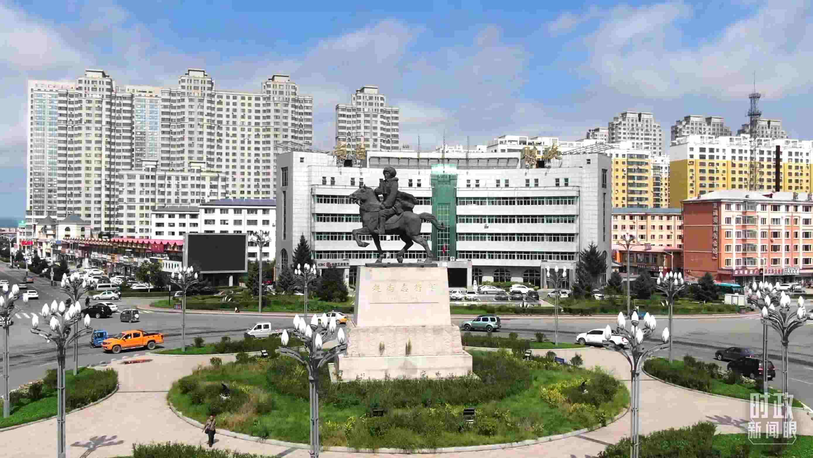 △哈爾濱市尚志市航拍。（總臺(tái)央視記者張耿生拍攝）