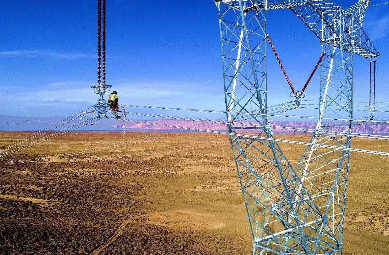 青豫直流。國網(wǎng)青海省電力公司供圖
