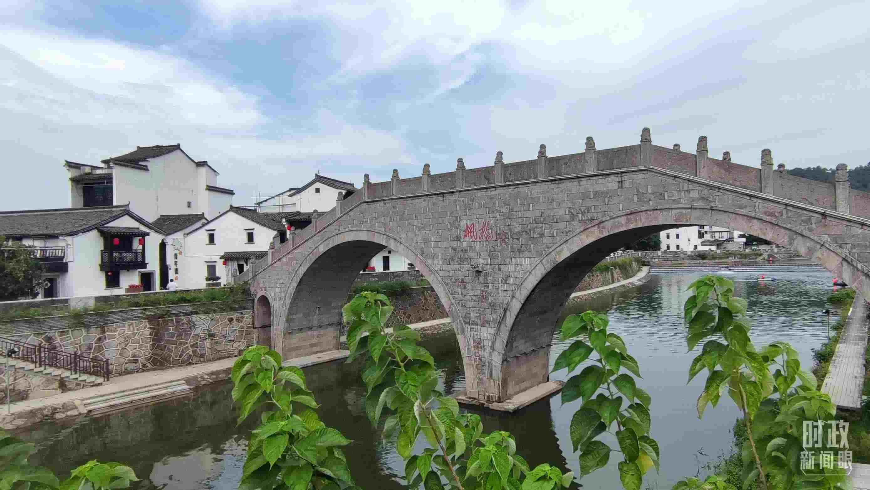 △楓橋古鎮(zhèn)。（總臺(tái)央視記者耿小龍拍攝）