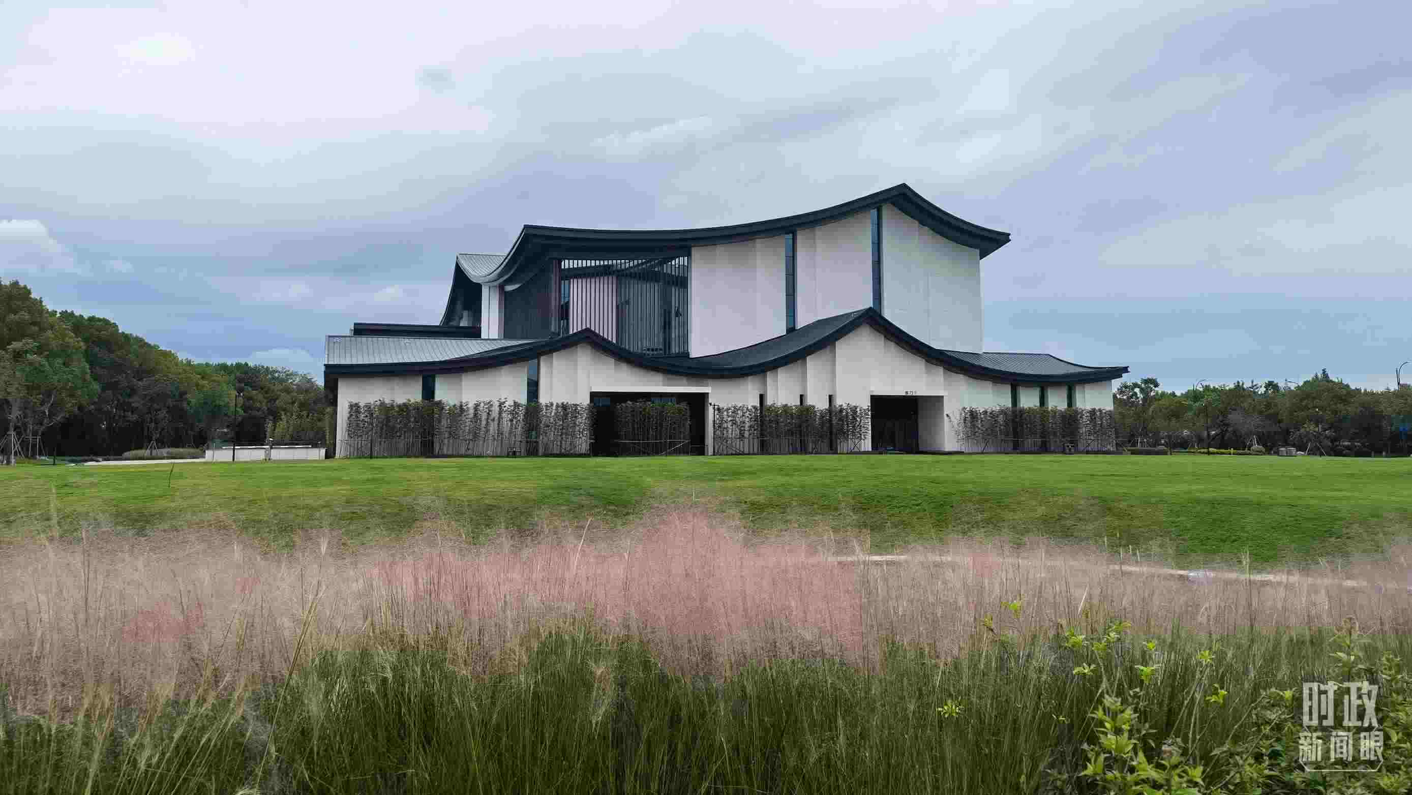 △浙東運(yùn)河文化園。（總臺(tái)央視記者石丞拍攝）