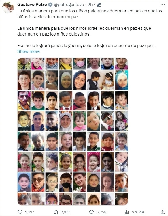 巴以爆發(fā)新沖突后，他再指西方“雙標(biāo)”