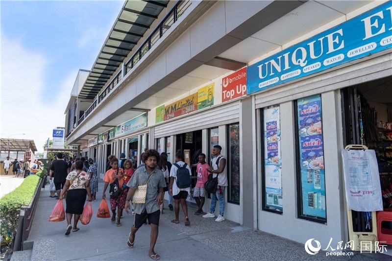 2023年9月12日，所羅門(mén)群島首都霍尼亞拉街景。人民網(wǎng) 賀吉攝