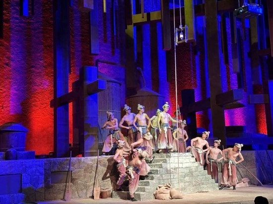 《天釀》演出場景。本報記者劉書文攝