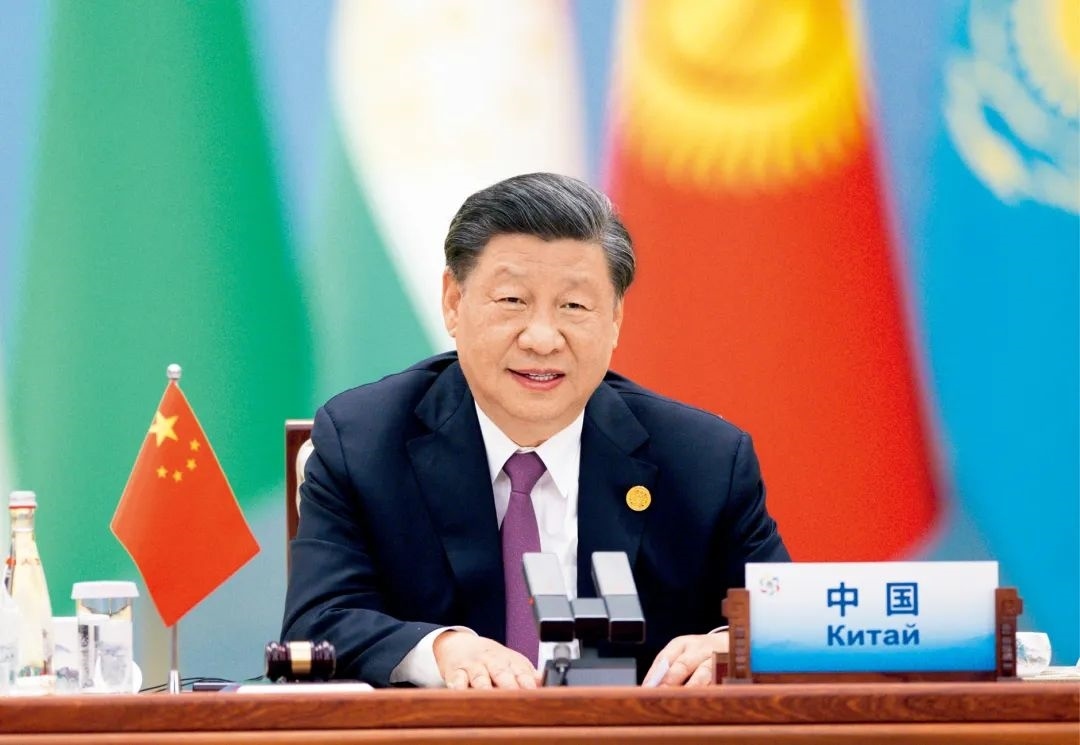 2023年5月19日上午，國家主席習(xí)近平在陜西省西安市主持首屆中國—中亞峰會并發(fā)表題為《攜手建設(shè)守望相助、共同發(fā)展、普遍安全、世代友好的中國—中亞命運共同體》的主旨講話。圖/ 新華社記者 黃敬文 攝