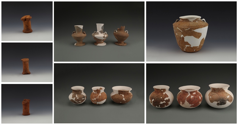 龜山遺址出土陶器。國(guó)家文物局供圖