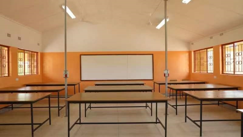 寬敞明亮的教室。主辦方供圖