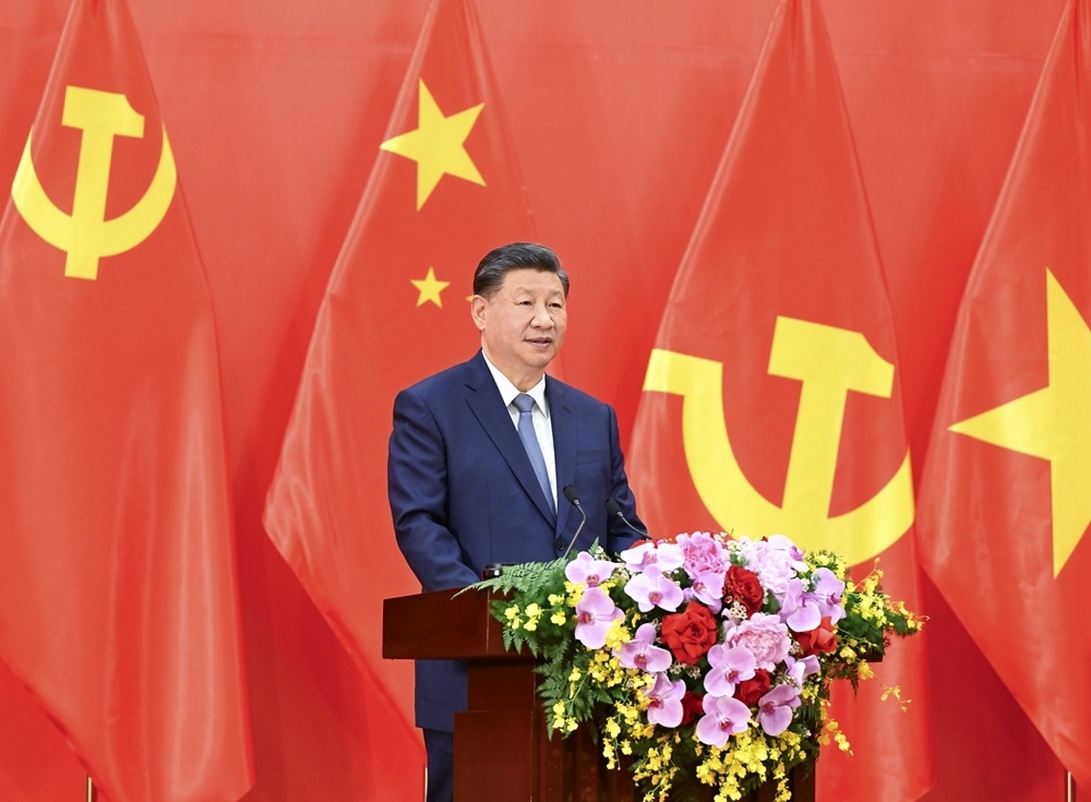 習(xí)近平總書記發(fā)表題為《賡續(xù)傳統(tǒng)友誼，開創(chuàng)中越命運(yùn)共同體建設(shè)新征程》的重要講話。