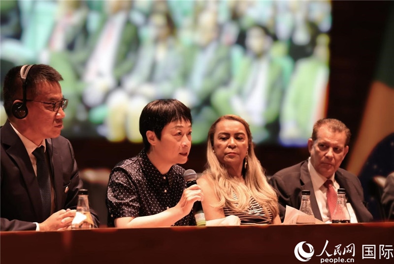 田敏出席論壇開幕式并致辭。人民網(wǎng)記者 時元皓攝