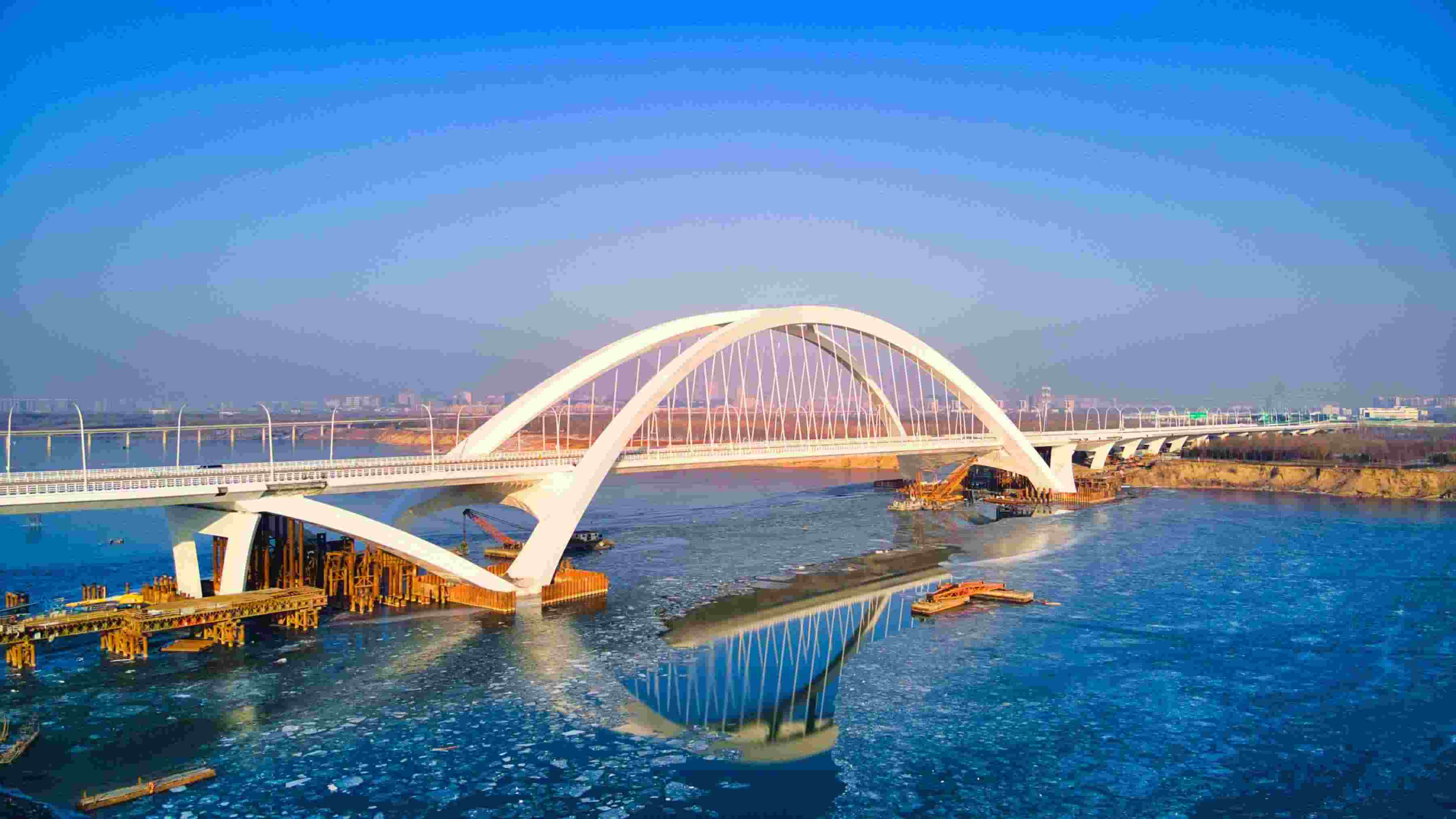 開通后的京雄大橋。受訪方供圖