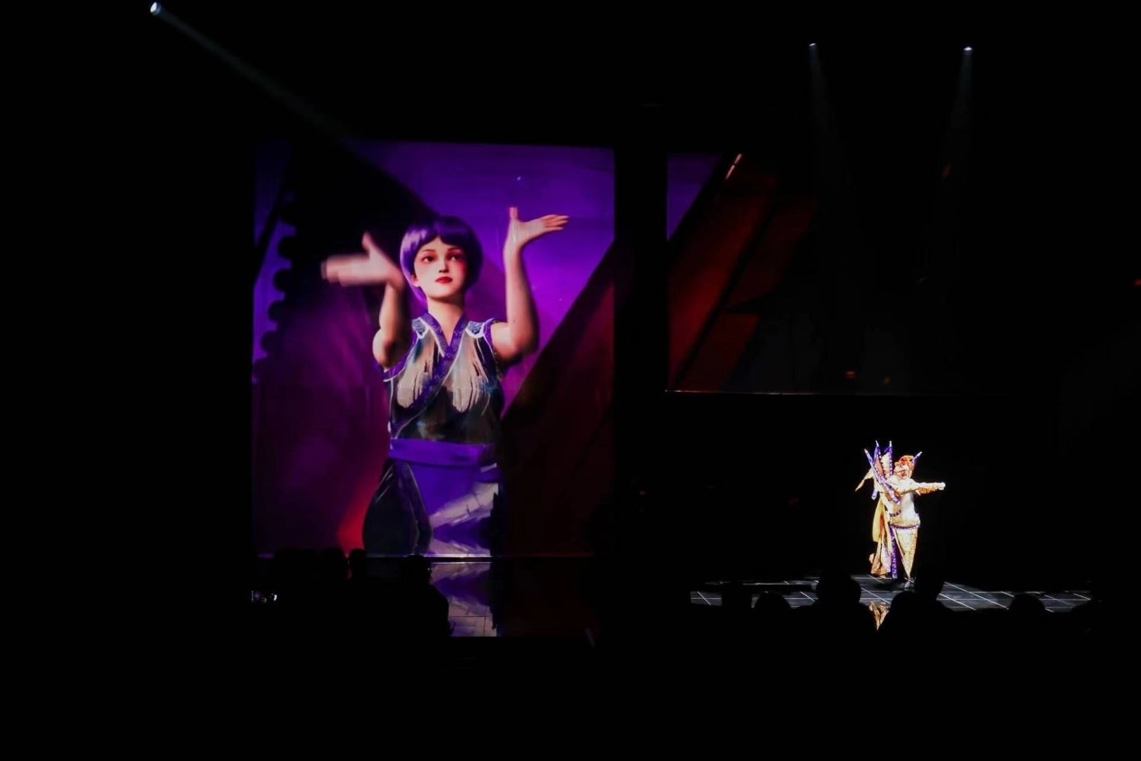 跨次元表演《新定軍山》。主辦方供圖