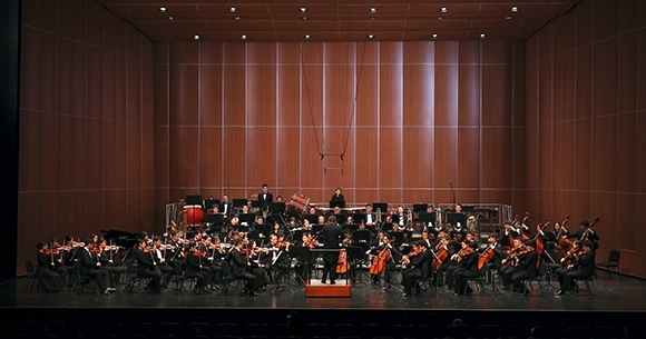 音樂(lè)會(huì)現(xiàn)場(chǎng)。學(xué)校供圖