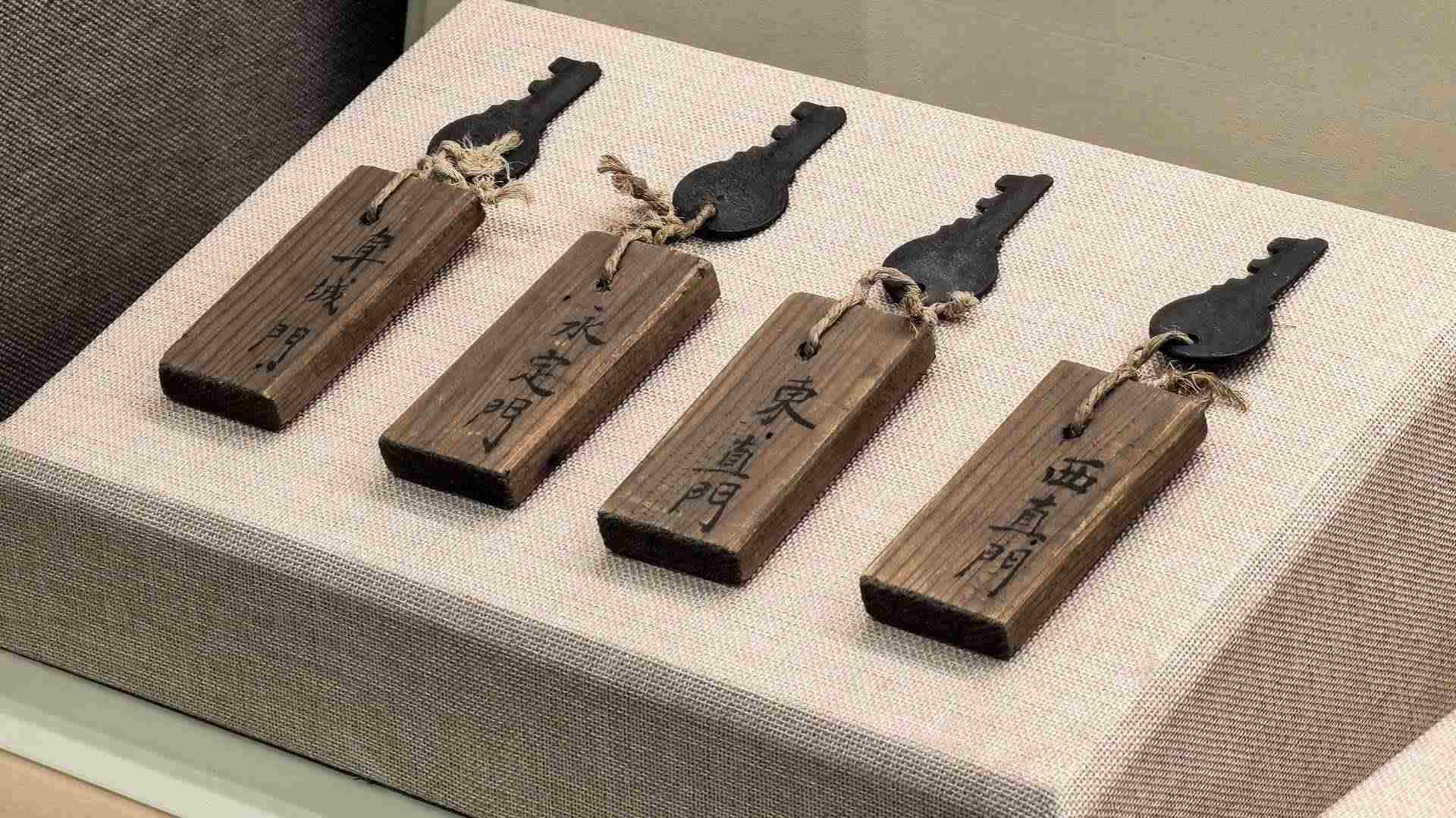 △北平城門鑰匙。（總臺央廣記者潘毅拍攝）