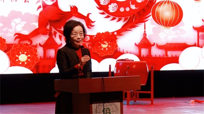 沈敏娟致辭。駐蒙古使館供圖