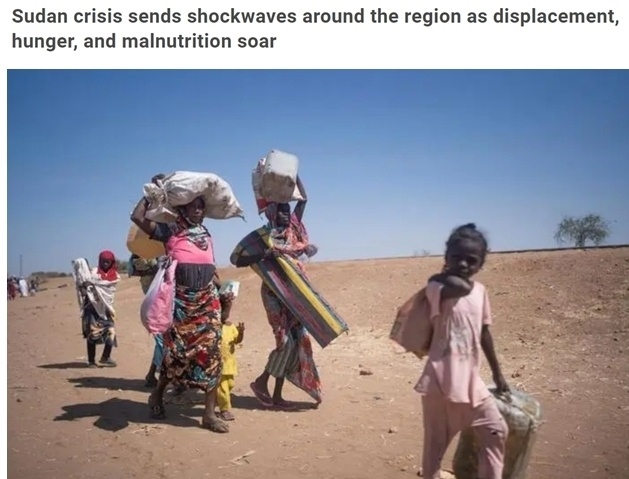 糧食危機(jī)、營養(yǎng)不良、霍亂 蘇丹人道主義危機(jī)嚴(yán)重
