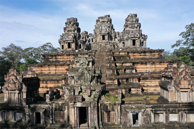 吳哥古跡內(nèi)的茶膠寺。中國(guó)文化遺產(chǎn)研究院 袁濛茜供圖