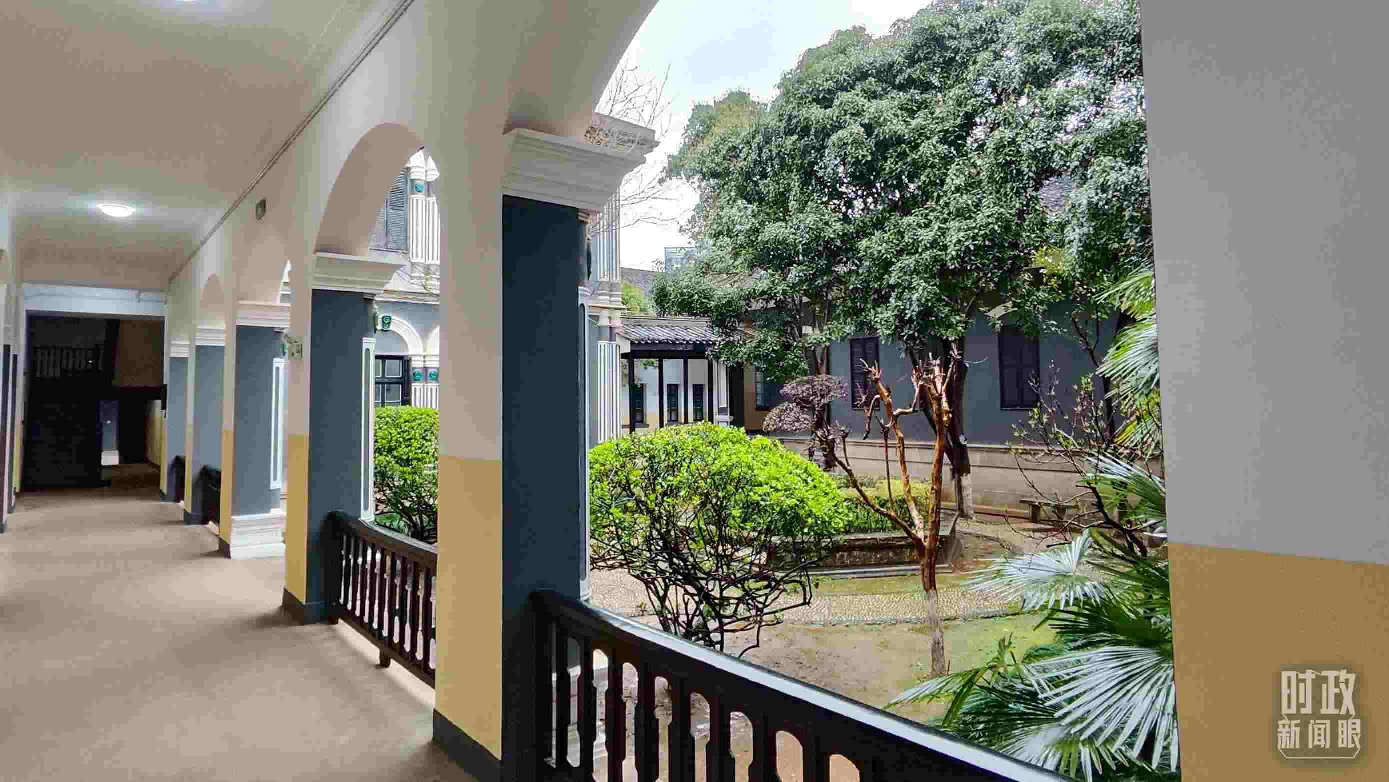 △湖南第一師范學院（城南書院校區(qū)）。（總臺央視記者覃思、郭曉龍拍攝）