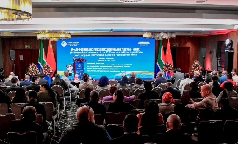 現(xiàn)場(chǎng)照片。（圖片來(lái)源：中國(guó)國(guó)際進(jìn)口博覽會(huì)官微）