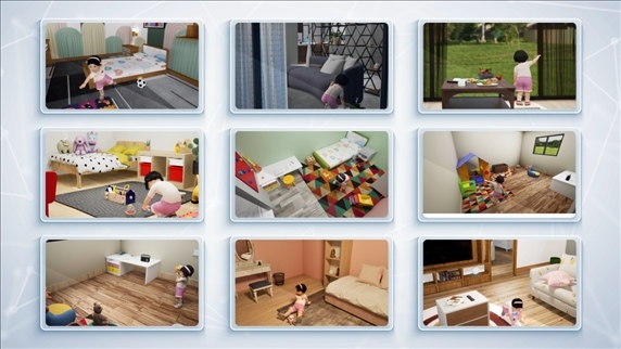 通用智能人“通通”可以自主應對多變的場景。受訪者供圖