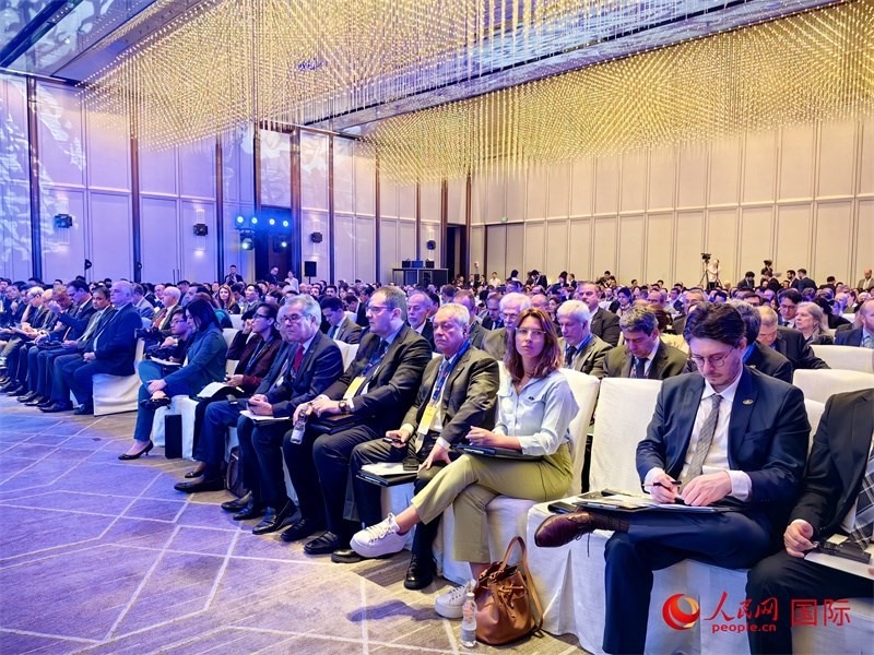 中國—巴西商業(yè)研討會現(xiàn)場。人民網(wǎng)記者 符園園攝