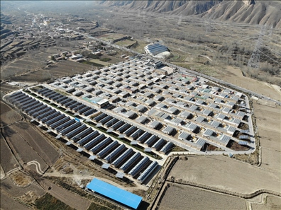 這是2020年11月6日拍攝的班彥新村全貌（無人機照片）。新華社記者 戴天放 攝