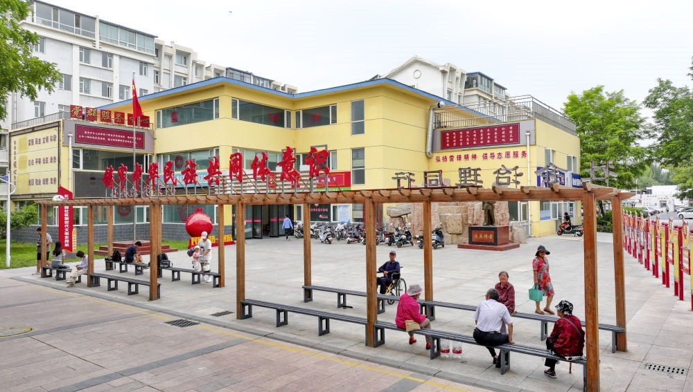 6月20日拍攝的長(zhǎng)城花園社區(qū)一角（無(wú)人機(jī)照片）。