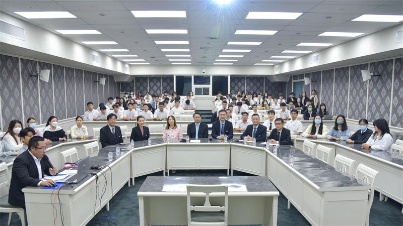 泰國(guó)博仁大學(xué)會(huì)場(chǎng)。中泰文化教育研究中心供圖