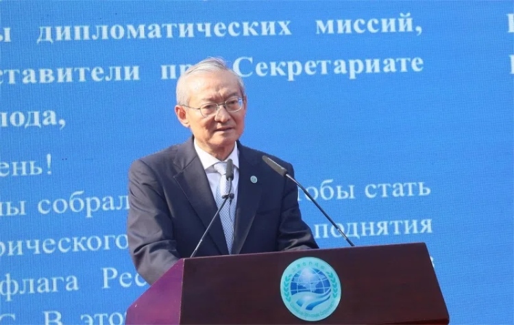 上合組織秘書長張明出席活動并致辭。主辦方供圖