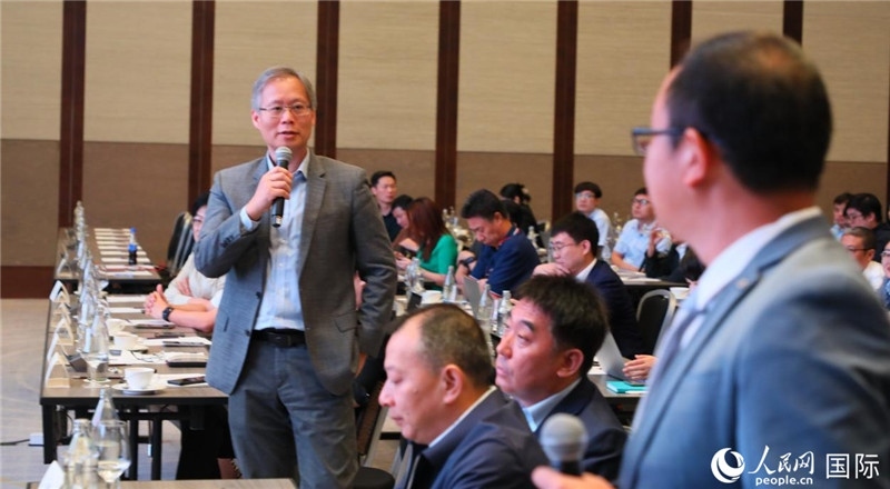 講座現(xiàn)場互動。人民網(wǎng)記者 簡承淵攝