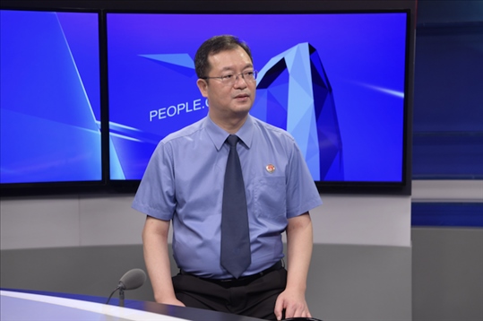 福建省泉州市人民檢察院檢察長(zhǎng)施建清。人民網(wǎng)記者 王曉嘯攝