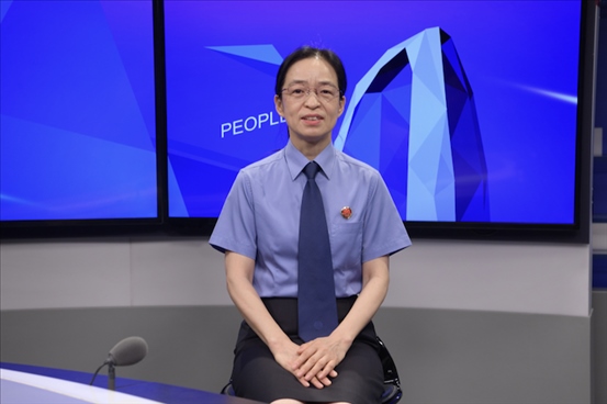 最高人民檢察院行政檢察廳二級(jí)高級(jí)檢察官張立新。人民網(wǎng)記者 王曉嘯攝