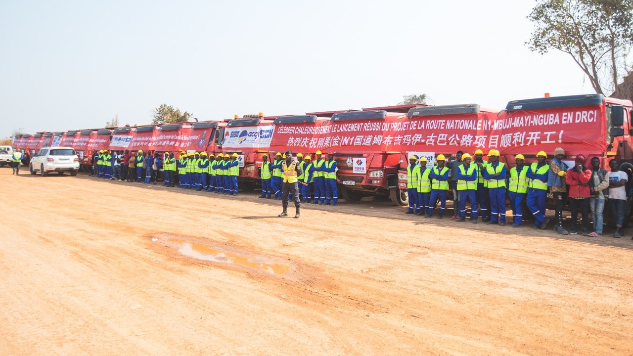 項(xiàng)目開(kāi)工現(xiàn)場(chǎng)。中鐵資源集團(tuán)供圖