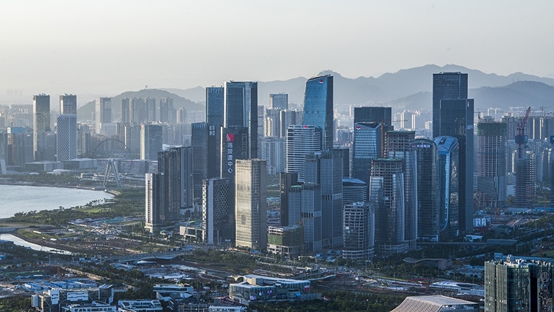 圖為深圳前海城市風(fēng)光。