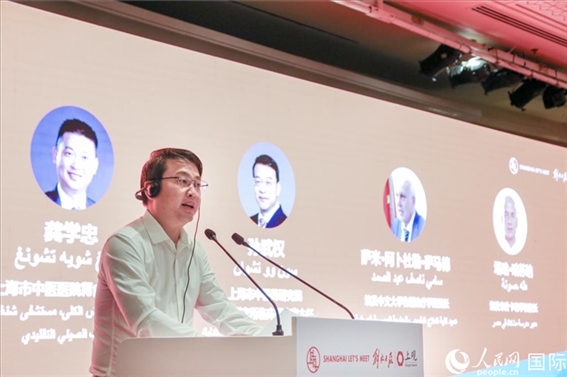 龔學忠在發(fā)言中。人民網記者 黃培昭攝