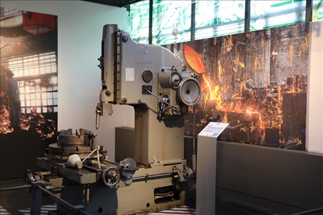 天水工業(yè)博物館內(nèi)景。新華社記者 馬莎 攝