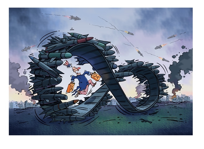 漫畫作者：馬宏亮（人民網(wǎng)版權(quán)圖片，未經(jīng)授權(quán)請勿轉(zhuǎn)載。）