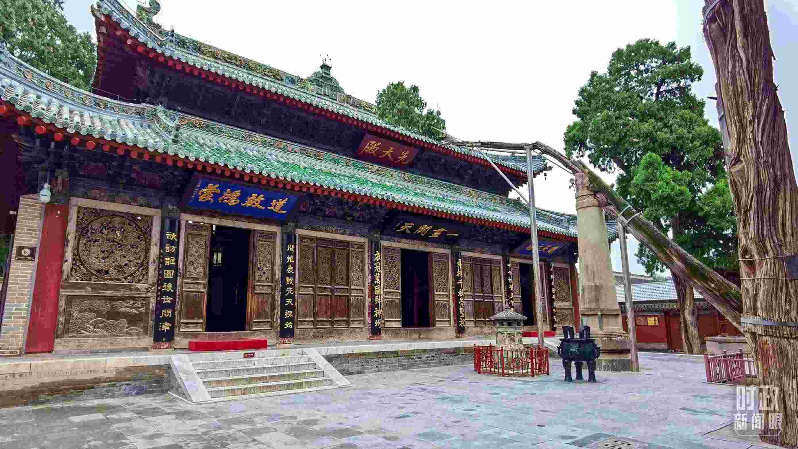 △ 伏羲廟。（總臺央視記者郭鴻拍攝）