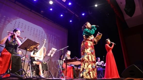 圖為演出場(chǎng)景。拉巴特中國(guó)文化中心供圖