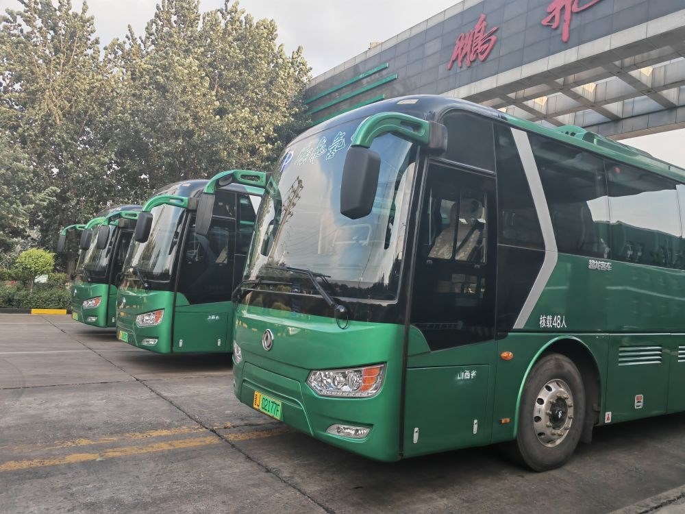 2024年9月4日拍攝的鵬飛集團(tuán)的氫能大巴車。新華社記者 王勁玉 攝