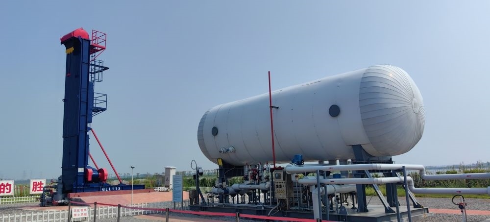 2024年8月30日，勝利油田萊113區(qū)塊CCUS項(xiàng)目現(xiàn)場。新華社記者 陳國峰 攝