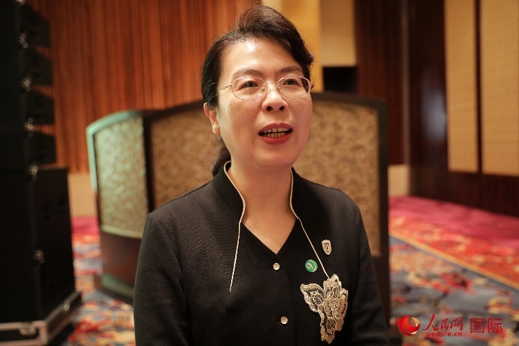北京外國(guó)語(yǔ)大學(xué)亞洲學(xué)院院長(zhǎng)、中國(guó)馬來(lái)研究中心主任蘇瑩瑩教授接受人民網(wǎng)采訪。人民網(wǎng) 王婧攝