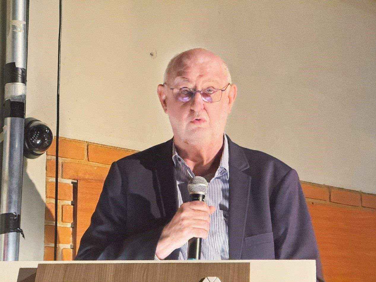 圣保羅州立大學孔子學院巴方院長保利諾在活動中致辭。圣保羅州立大學孔子學院供圖